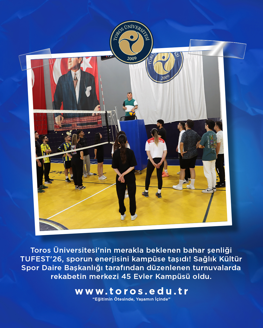 TUFEST’26 MASA TENİSİ VE VOLEYBOL TURNUVALARIYLA DEVAM EDİYOR