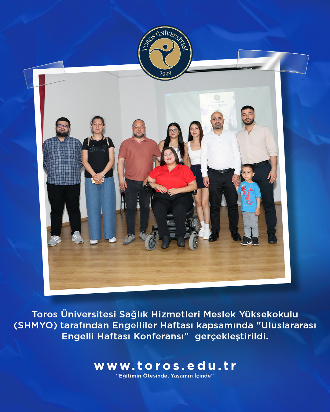 TOROS ÜNİVERSİTESİ’NDEN GÖRME ENGELLİLERE YÖNELİK FARKINDALIK ETKİNLİĞİ