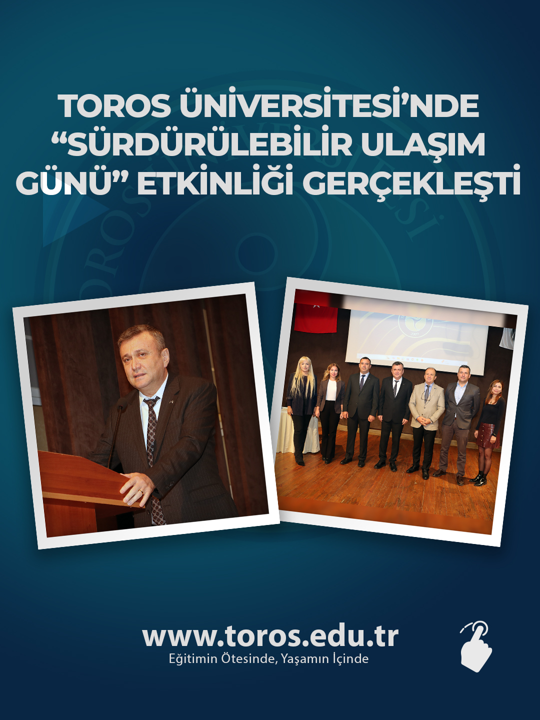 TOROS ÜNİVERSİTESİ’NDE “SÜRDÜRÜLEBİLİR ULAŞIM GÜNÜ” ETKİNLİĞİ GERÇEKLEŞTİ