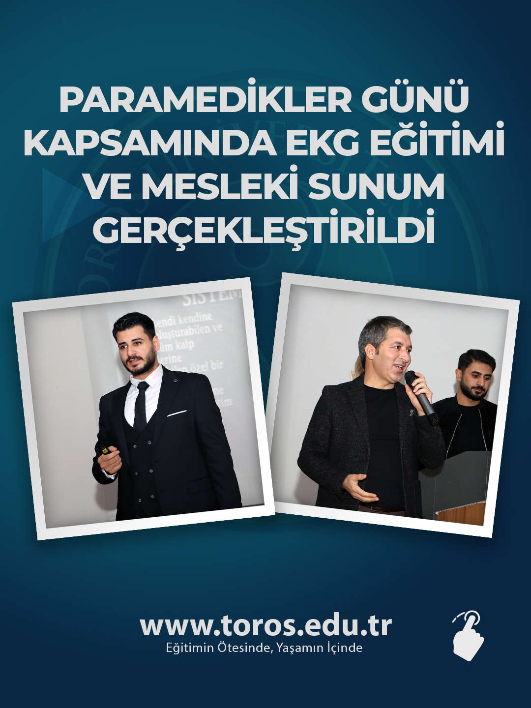 PARAMEDİKLER GÜNÜ KAPSAMINDA EKG EĞİTİMİ VE MESLEKİ SUNUM GERÇEKLEŞTİRİLDİ