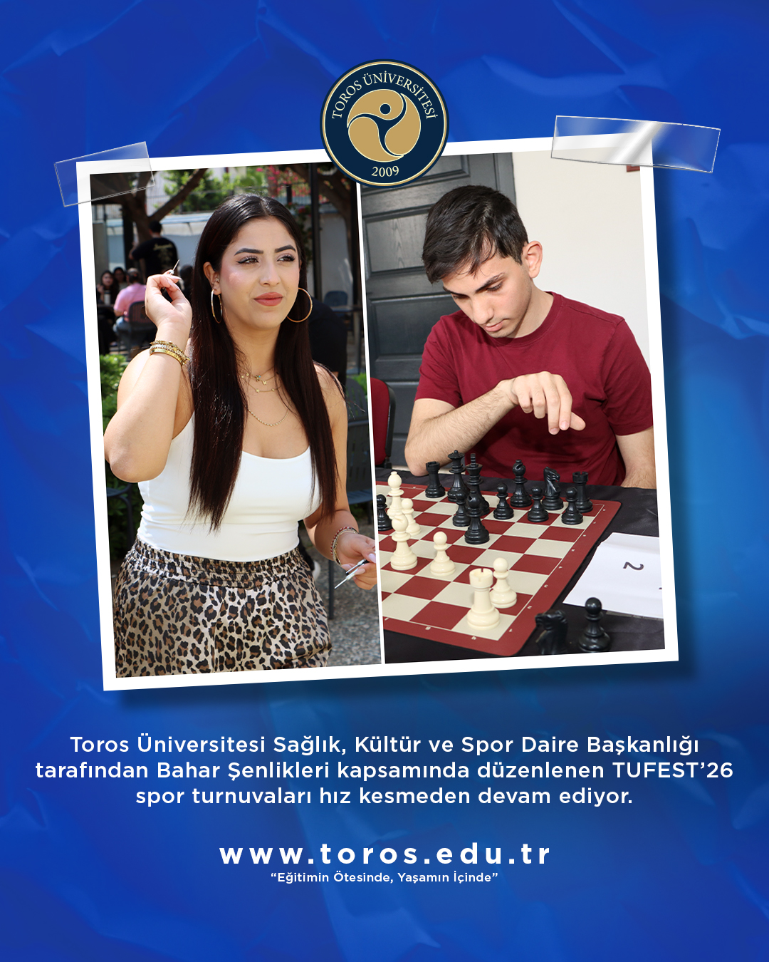 TÜFEST’26 BAHAR ŞENLİKLERİ TURNUVALARI DEVAM EDİYOR