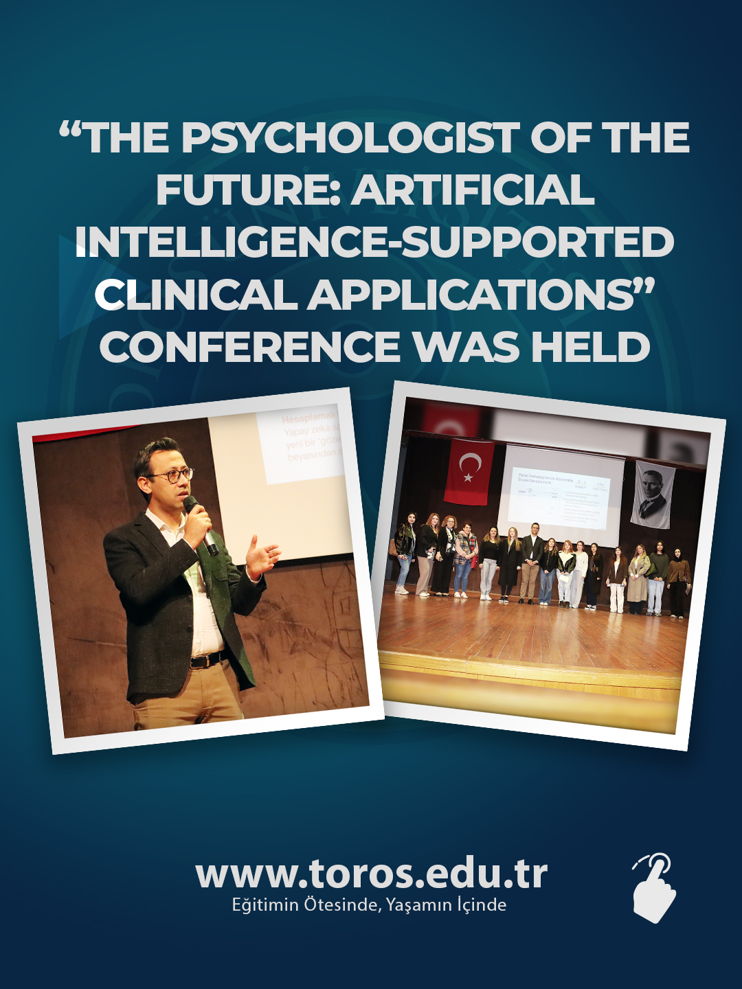 “THE PSYCHOLOGIST OF THE FUTURE: ARTIFICIAL INTELLIGENCE-SUPPORTED CLINICAL APPLICATIONS” CONFERENCE WAS HELD