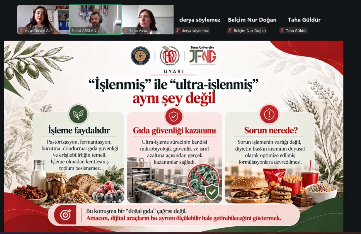 5. Uluslararası Geleneksel Gıdalar ve Sürdürülebilir Beslenme Sempozyumu Gerçekleştirildi